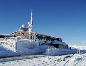Brockenbahnhof im Winter 